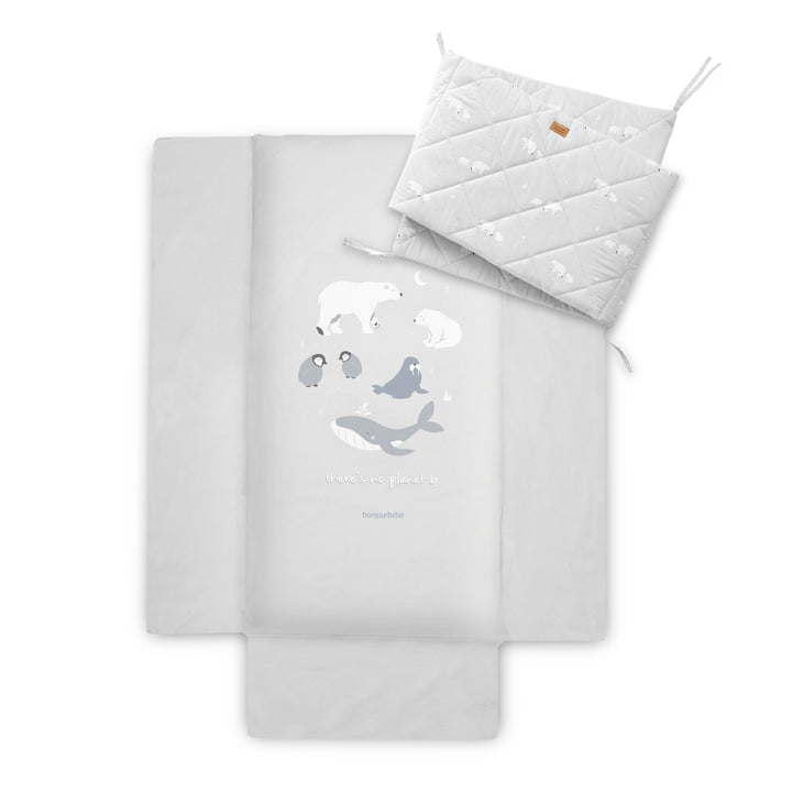 Pack colcha y protector 60x120