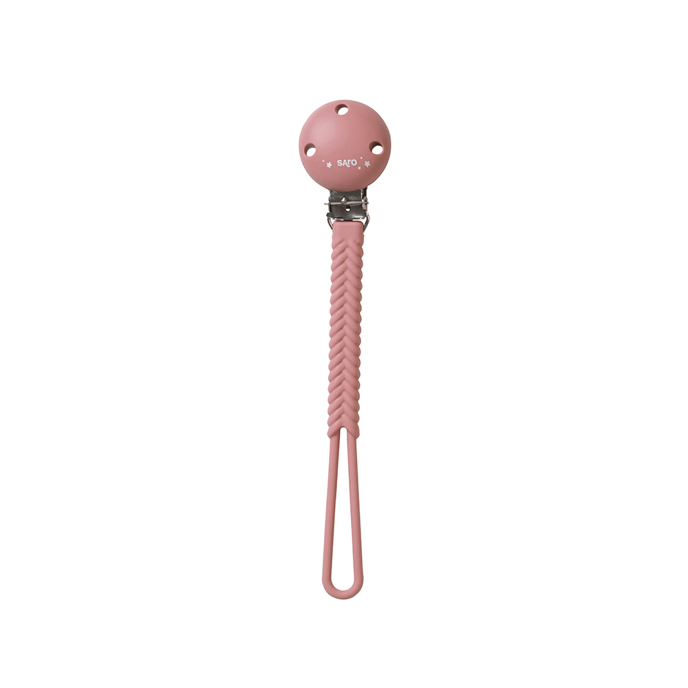 Portachupetes de silicona "Trenza"