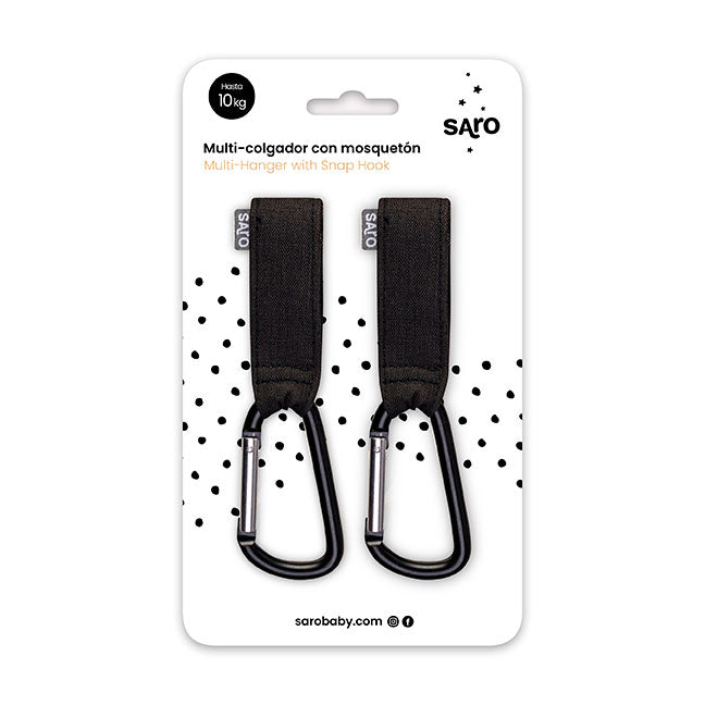 Pack multi-colgador con mosquetón