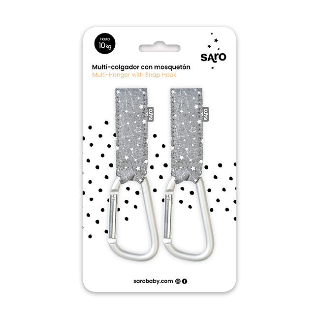 Pack multi-colgador con mosquetón