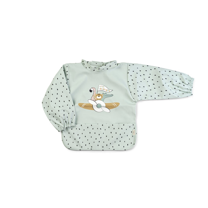 Babero impermeable con mangas