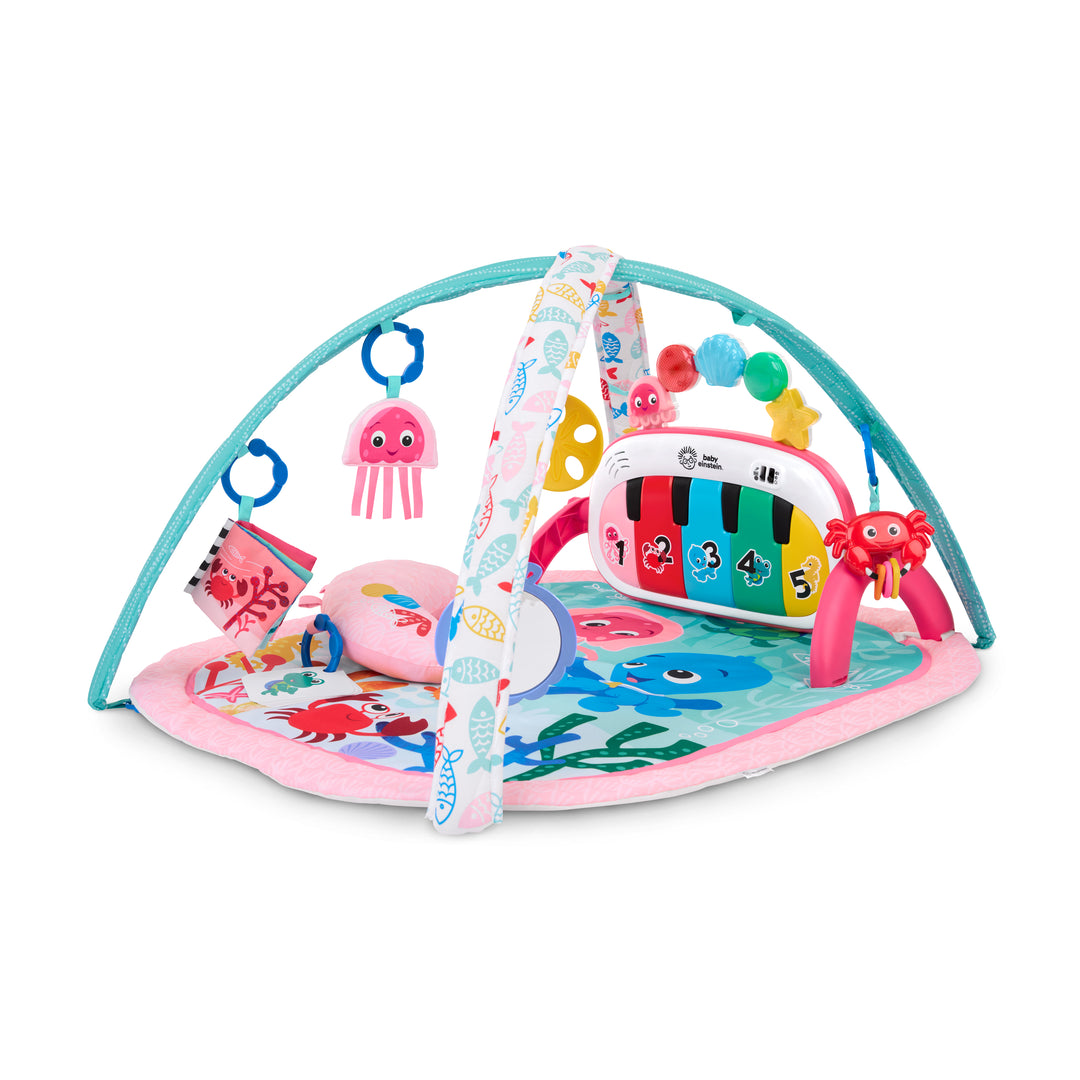 GIMNASIO DE ACTIVIDADES 4-IN-1 “KICKIN’ TUNES™ JELLYFISH JAMBOREE™”