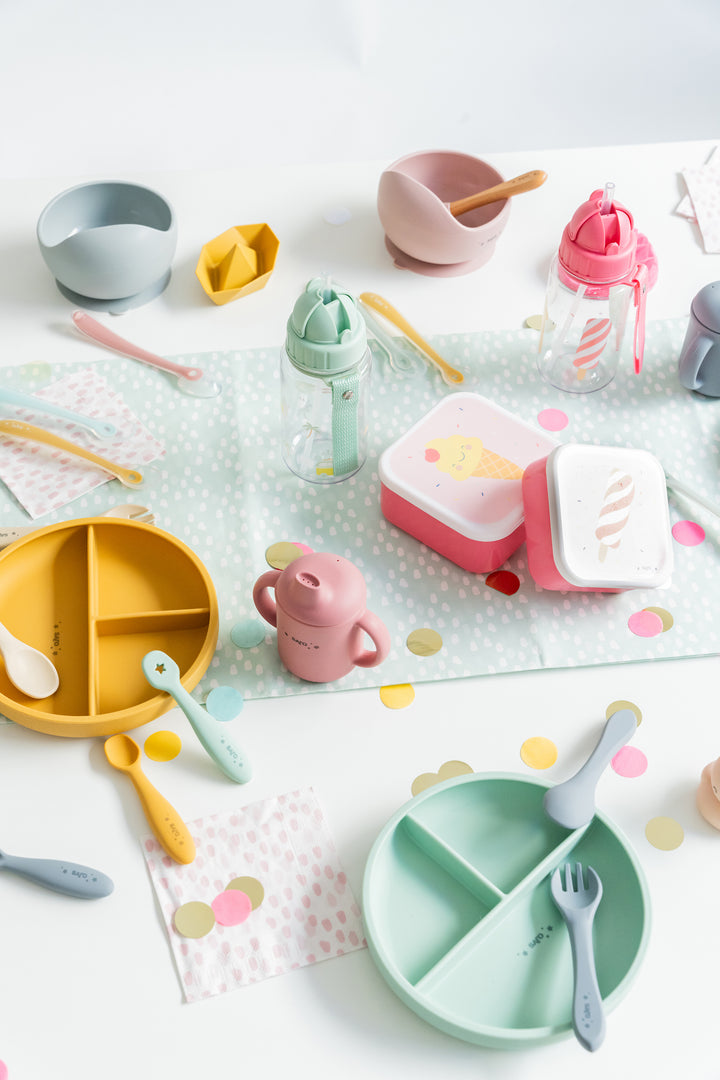 “Food & Fun” Plate with sections