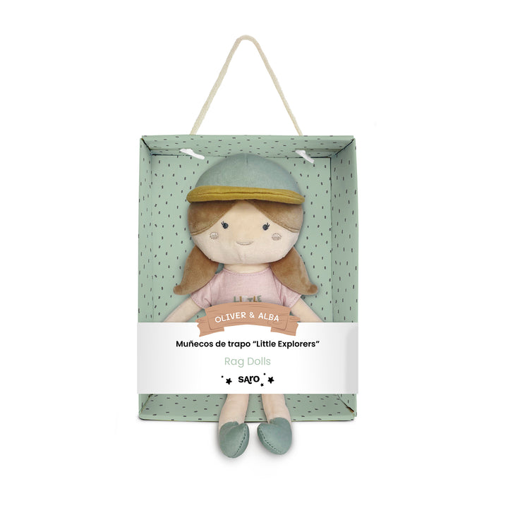 Alba, muñeca de trapo “Little Explorers”