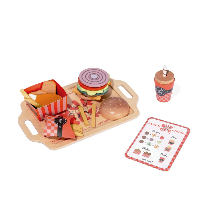 Conjunto de hambúrguer “Burger Lovers Club”