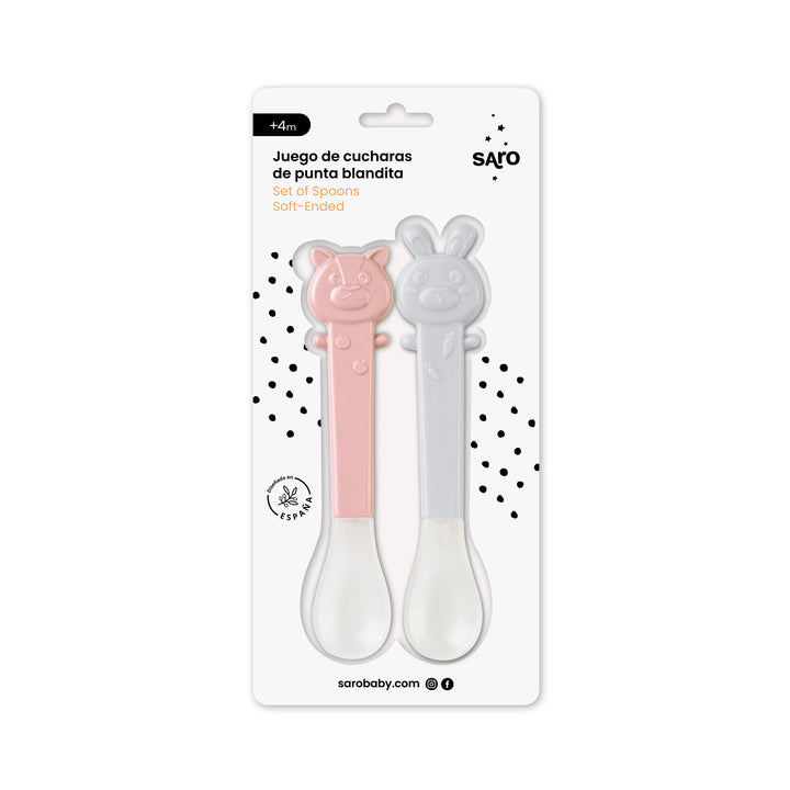 Set de 2 cucharas de punta blandita