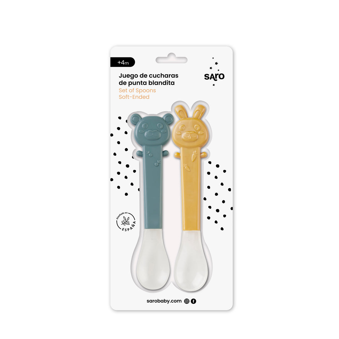 Set de 2 cucharas de punta blandita