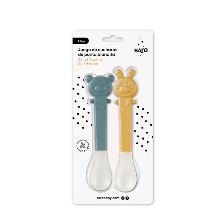 Set de 2 cucharas de punta blandita