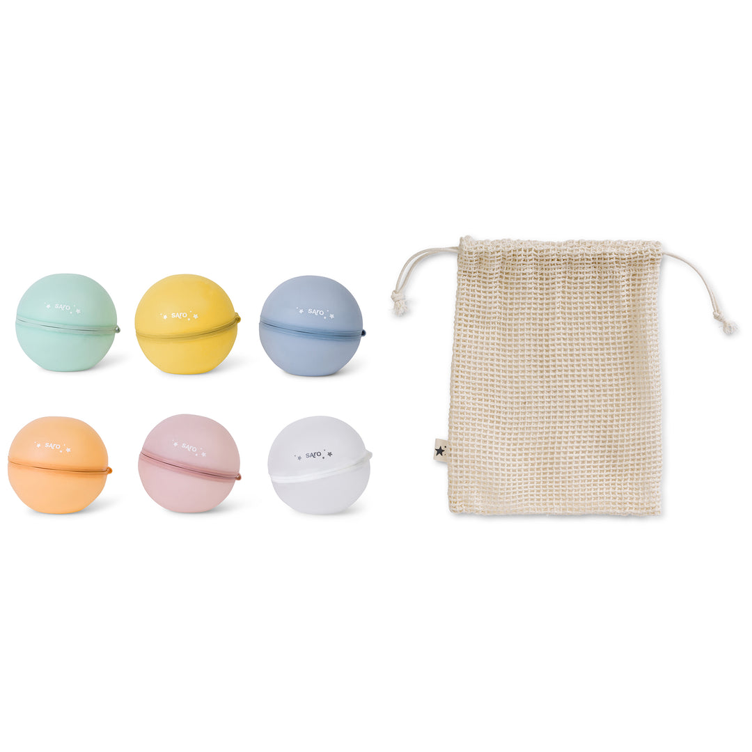 Globos de agua reutilizables