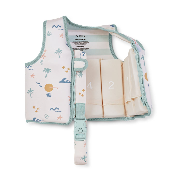 Chaleco flotador de aprendizaje