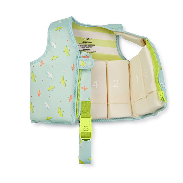 Chaleco flotador de aprendizaje