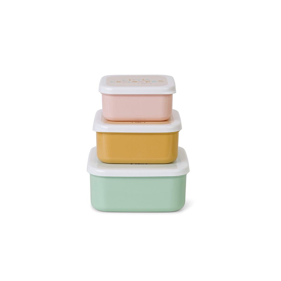 Set de 3 cajitas para el almuerzo
