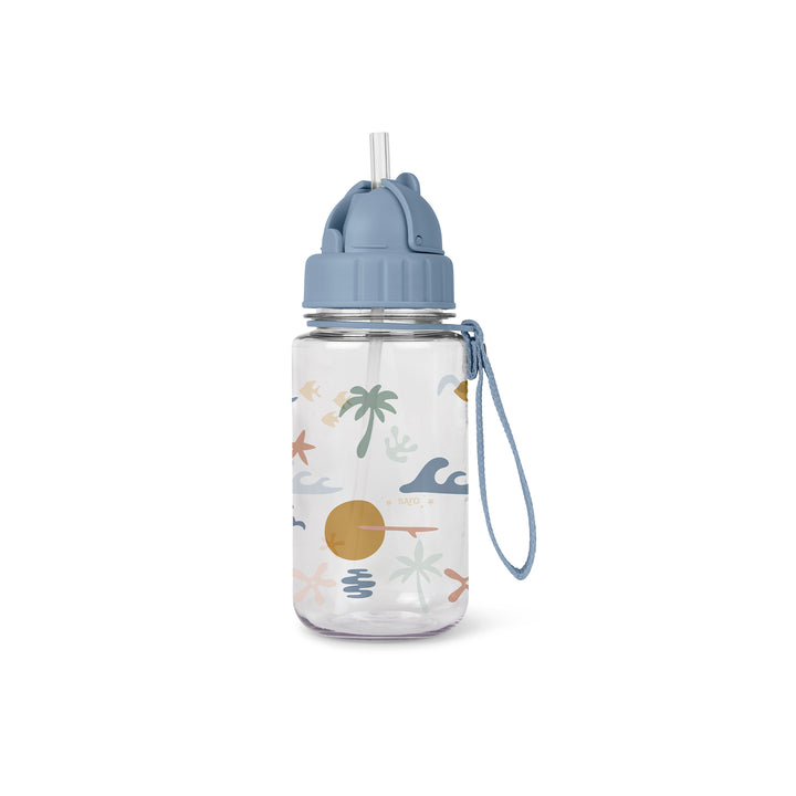 Botella de tritán con pajita y colgador 400 ml