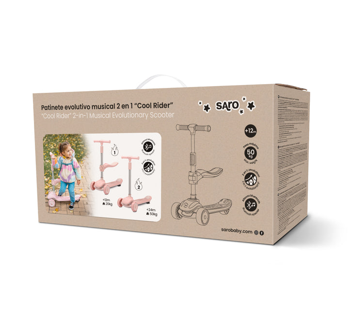 2-in-1 Musical Evolutionary Scooter “Cool Rider”