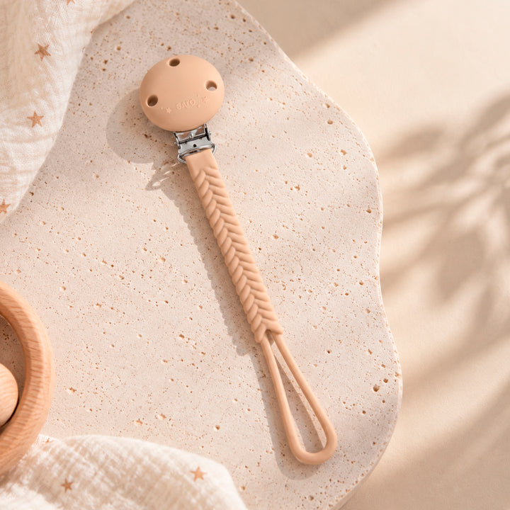 "Braid" Pacifier Clip