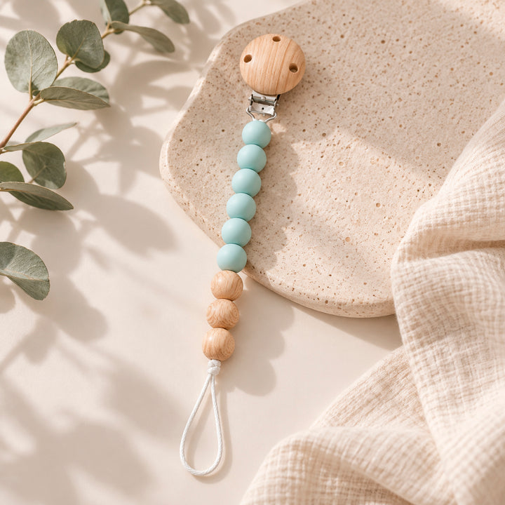 Silicon pacifier chain "Woody"