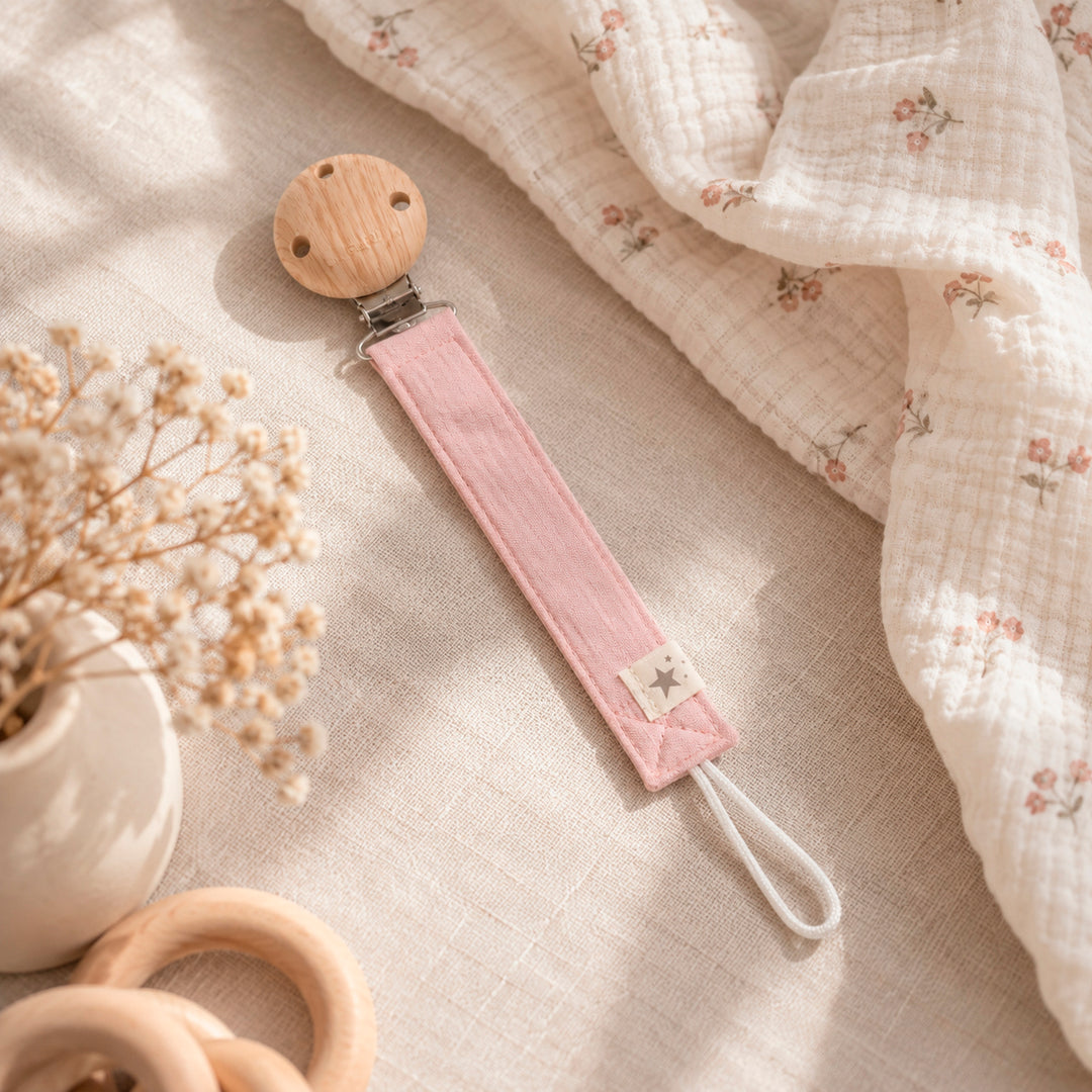 Cotton Pacifier Clip