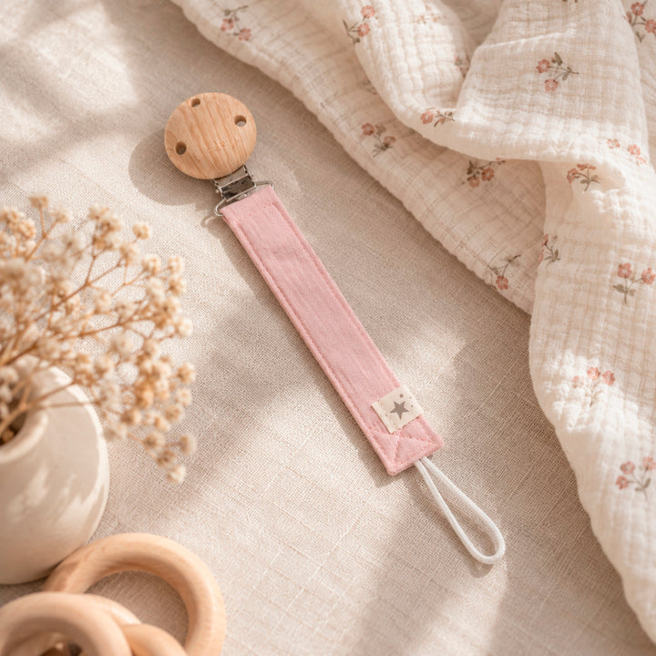 Cotton Pacifier Clip