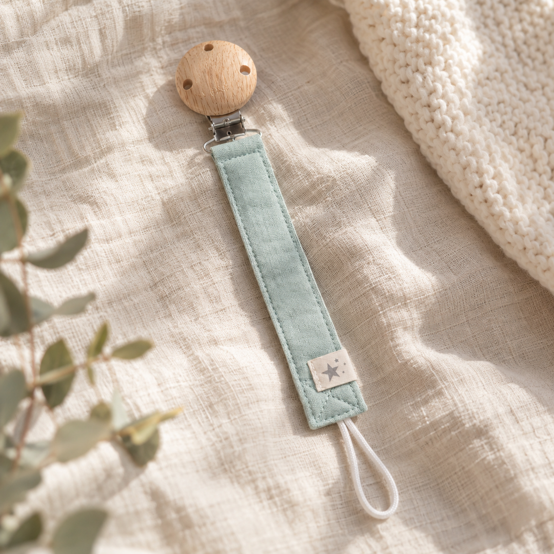 "Cotton" Pacifier Clip