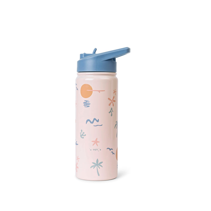 Children's thermal bottle with straw 500ml