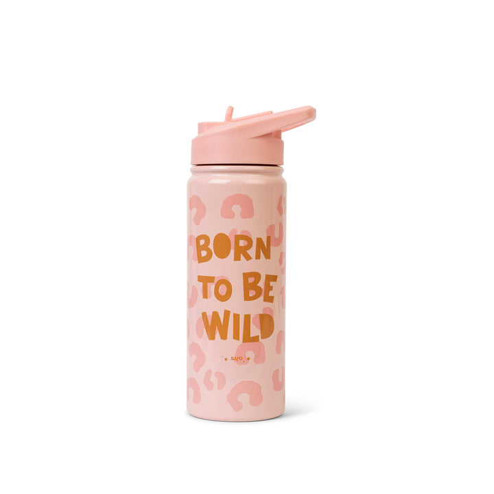 Children's thermal bottle with straw 500ml