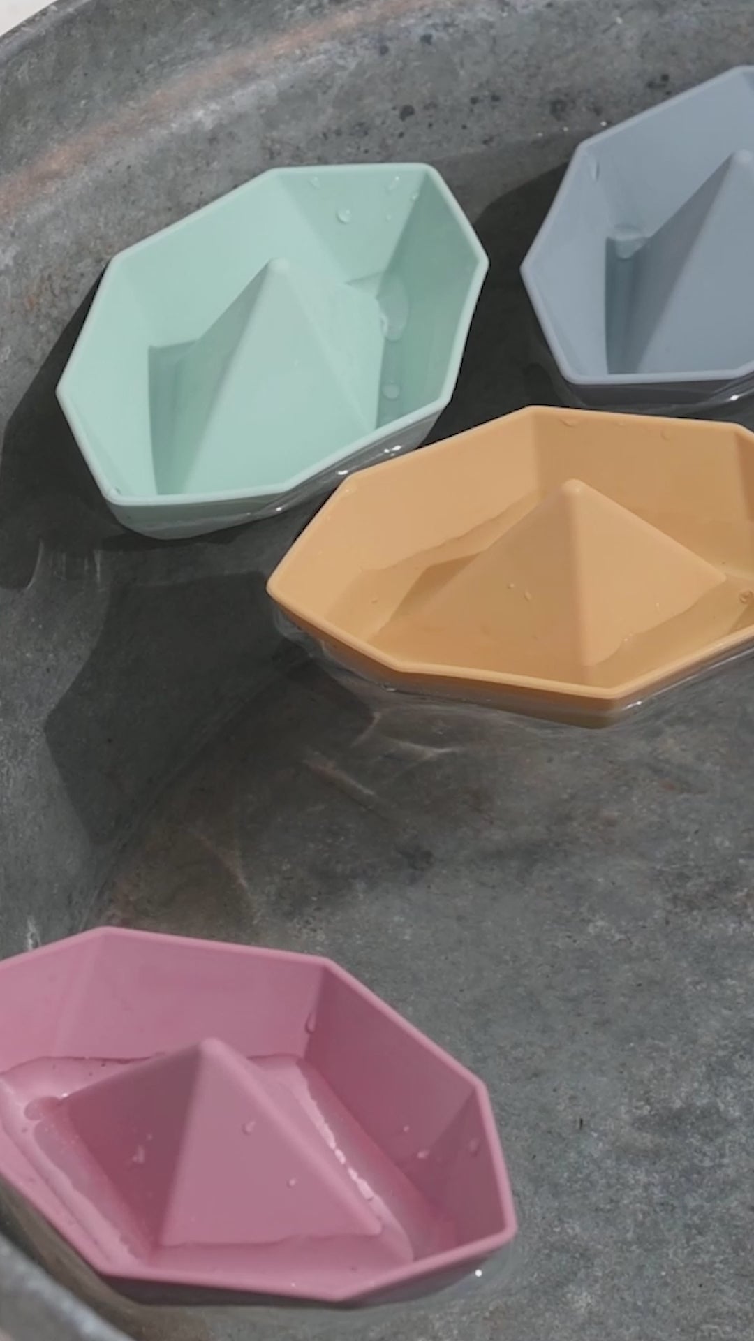 Set de barquitos "Origami" 4 unid.